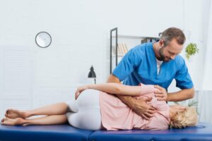 Physiotherapy treatment session in Milton Keynes for injury recovery